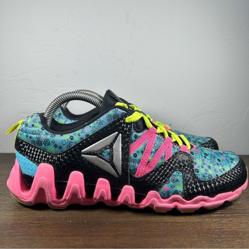 Reebok Unisex Zig Big N Fast Fire Colorful size 6.5